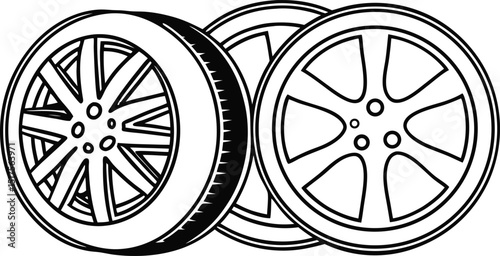 set-of-car-wheels--vector-illustration- (2).eps