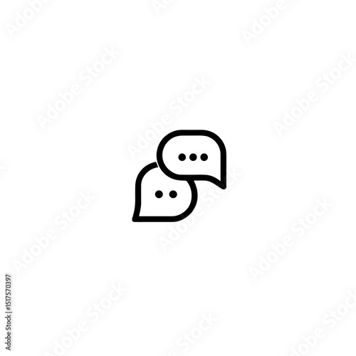 Communication icons representing telehealth services, digital connection