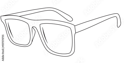 optical eyeglasses frame coloring page