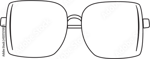 optical eyeglasses frame coloring page