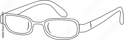 optical eyeglasses frame coloring page photo