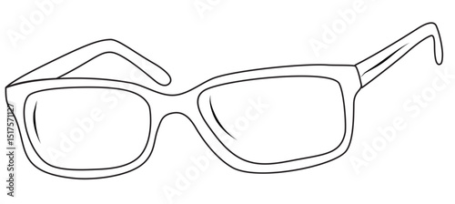 optical eyeglasses frame coloring page
