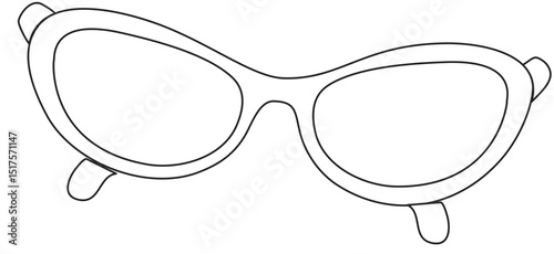 optical eyeglasses frame coloring page