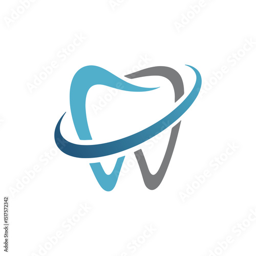 Unique dental logo Modern and minimalist vector and abstract logo