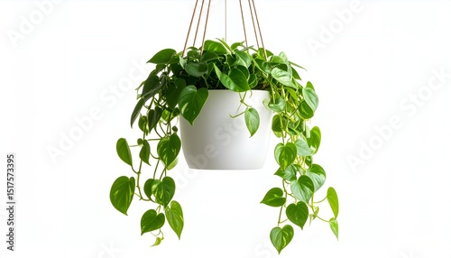 Cascading Pothos Hanging Plant - Lush Indoor Greenery and Home Decor