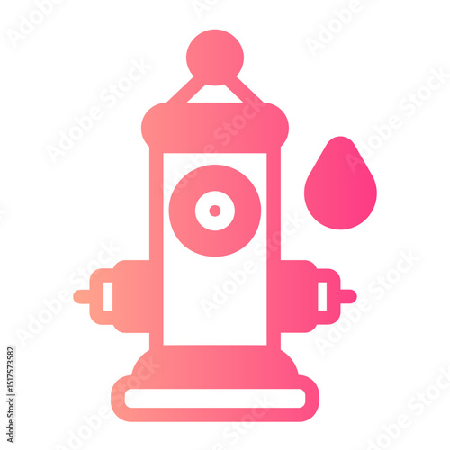 hydrant gradient icon
