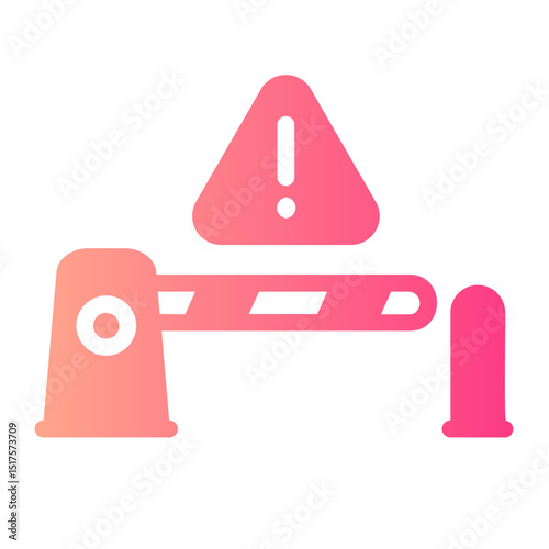 barrier gradient icon