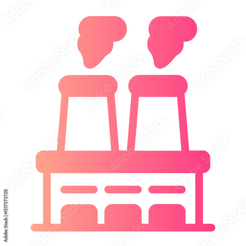 factory gradient icon