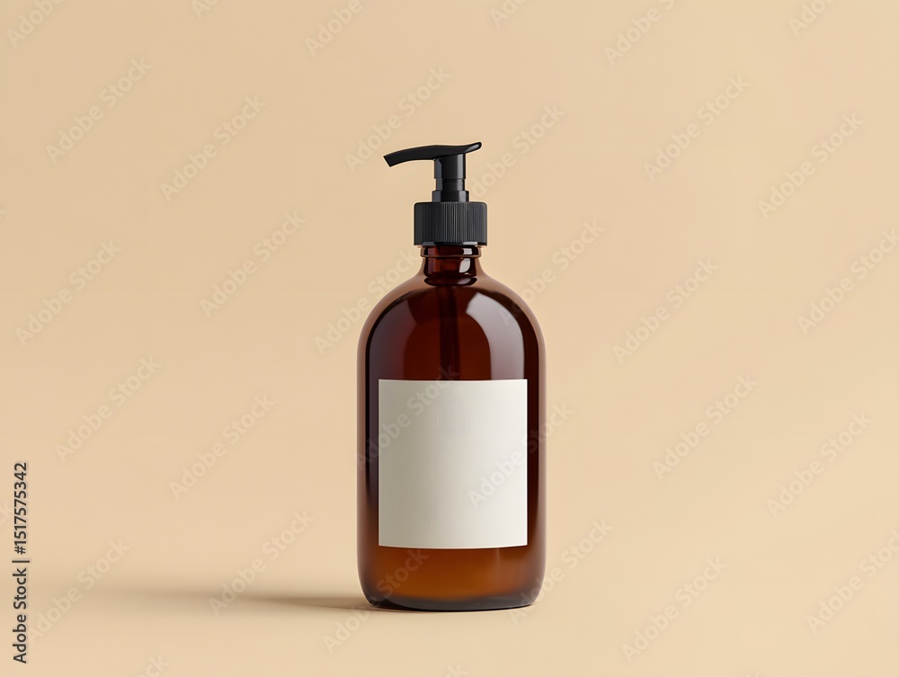 Bottle of white wine on red background isolated with no label