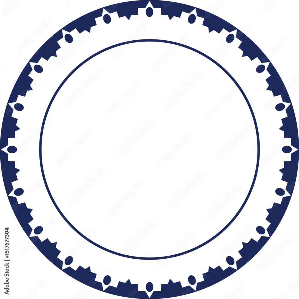 Plate pattern vector design Plate pattern vector design