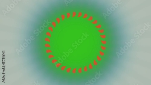 Center focus circular motion frame spinning green screen overlay for video editing transition and effects in 4k high quality abstract circular swirl animation loopable background