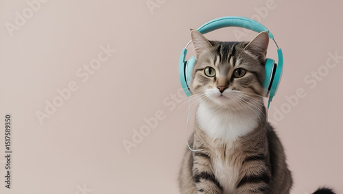 Kitty Cute Music Listening