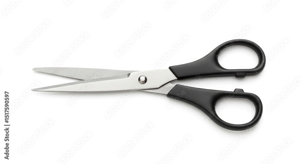 Sharp Scissors: A Minimalist Study in Steel and Black Sharp Scissors: A Minimalist Study in Steel and Black
