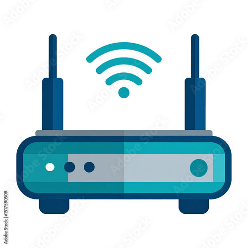 Wireless Router Icon Internet Technology Wifi Signal