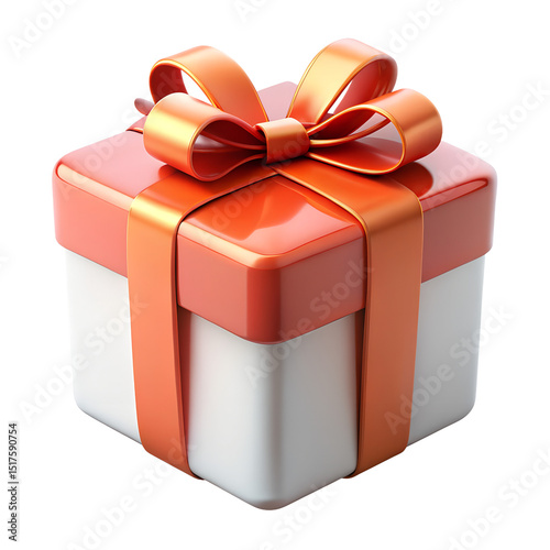 Gift Box Icon Closed Prese isolated on transparent backgroundnt 