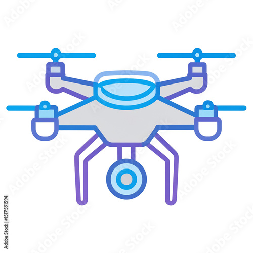 Modern Drone Technology Aerial  Quadcopter