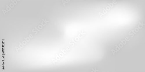 Silver foil background with metal mirror texture. Chrome gradient surface with light gloss simple abstract . eps 10