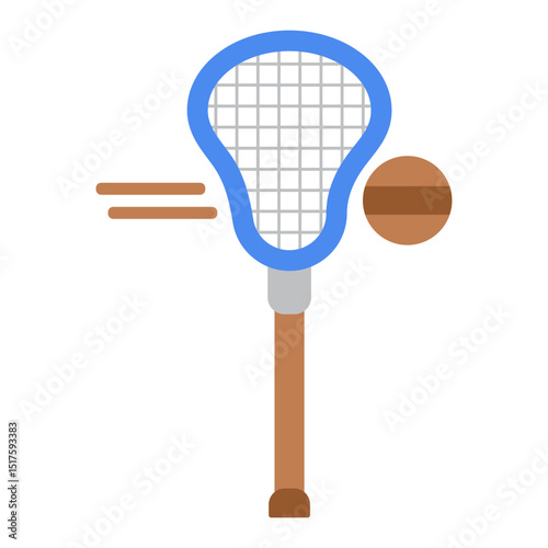 Lacrosse Flat Icon