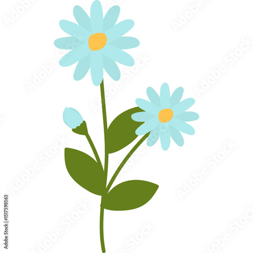 Hand Drawn Daisy Flower