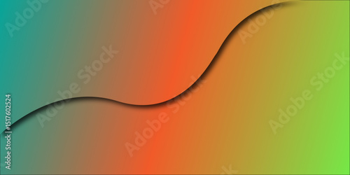 Abstract colourful wave design with lines and gradient texture