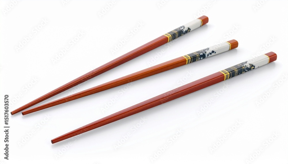 Fototapeta premium chopsticks on a white