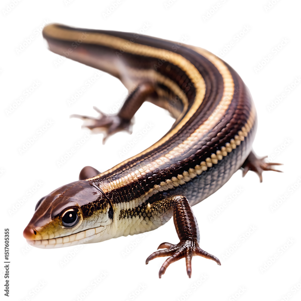 Obraz premium Five-lined Skink: Care Guide & Facts