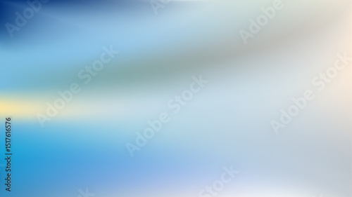 Abstract blue white fluid waves. Gentle light transitions bg.