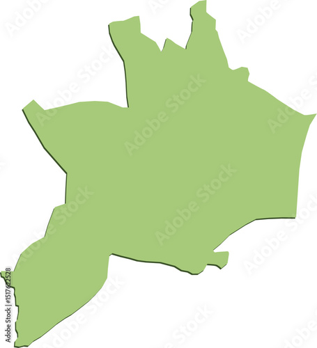 Jakarta Pusat Central Jakarta Indonesia Map Icon