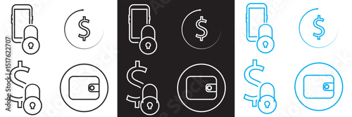 Financial transactions  icon.  Vector for websites, mobile interfaces, presentations, banner, visual branding etc. Vector illustration. isolated on white and black background. EPS 10