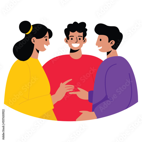 ILLUSTRATION OF SOMEONE TALKING