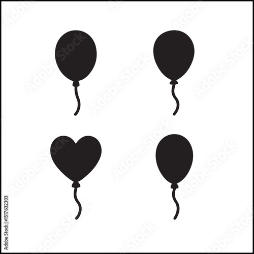 Balloon Silhouettes for Celebration