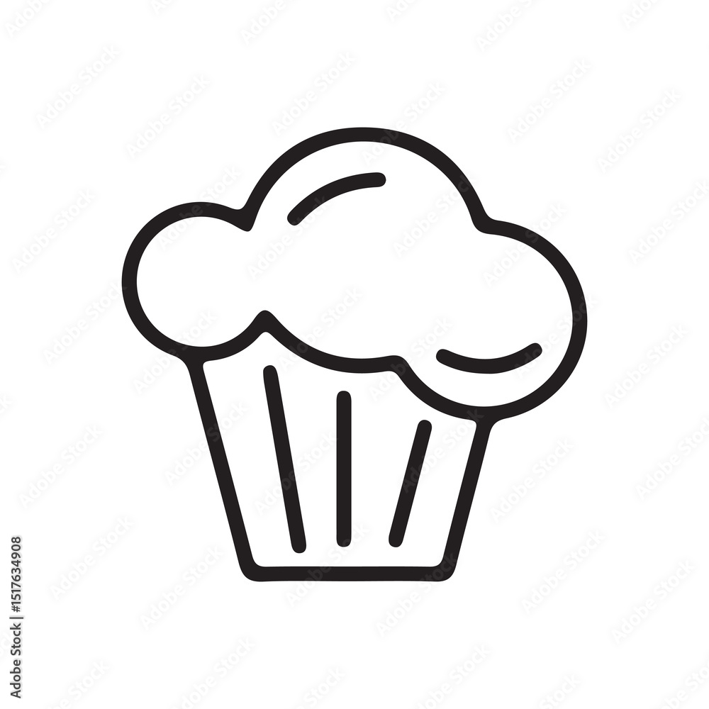 vector illustration of a cupcake vector illustration of a cupcake
