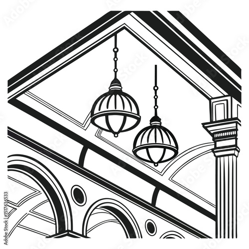 vector illustration of a church