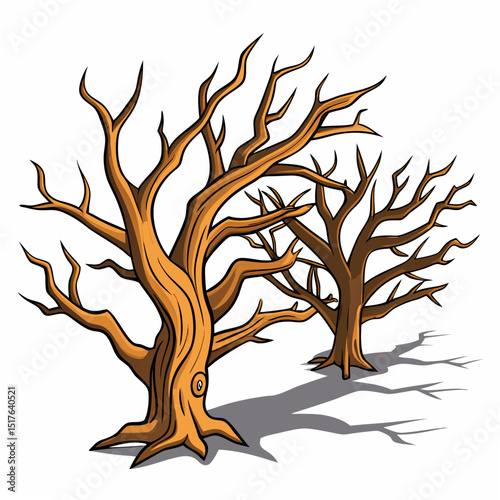 autumn tree vector