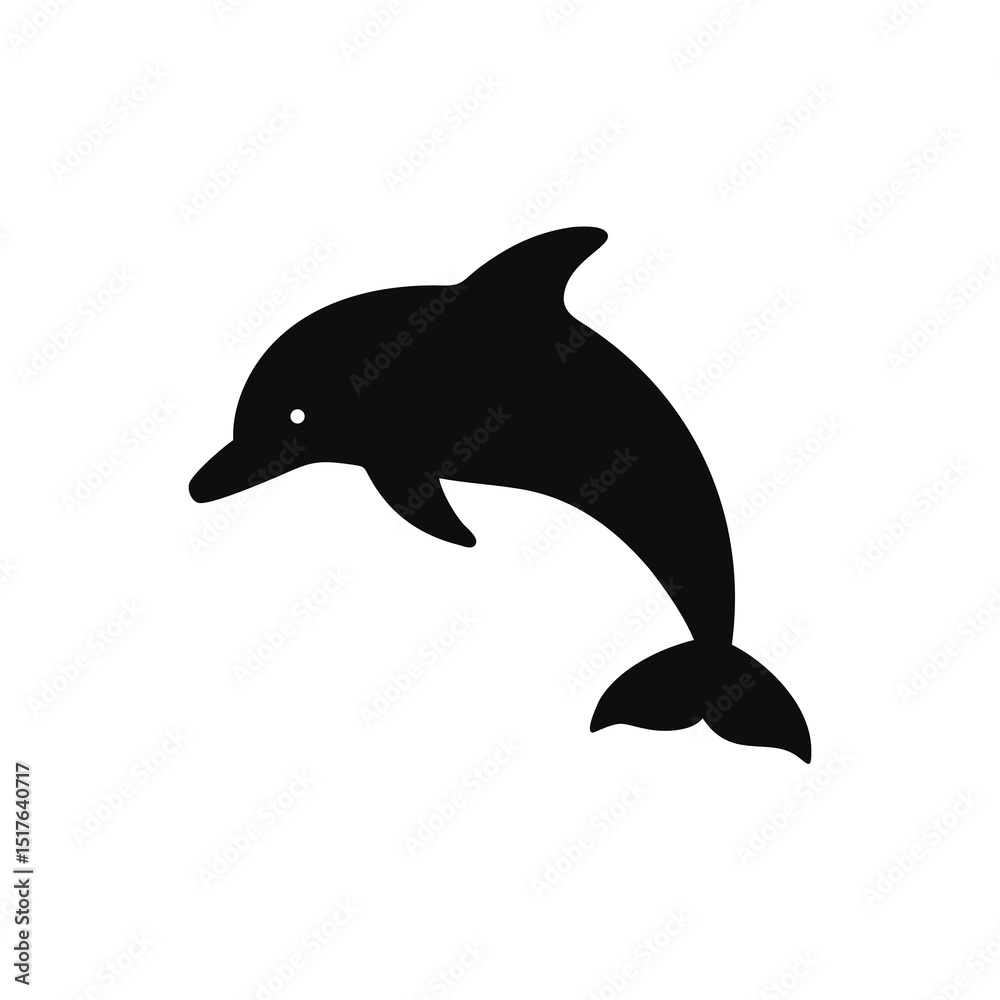 Fototapeta premium Dolphin silhouette