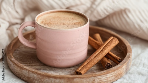 Realistic coffee cup, beautiful background, tasty  hold drink, cappuccino, americano