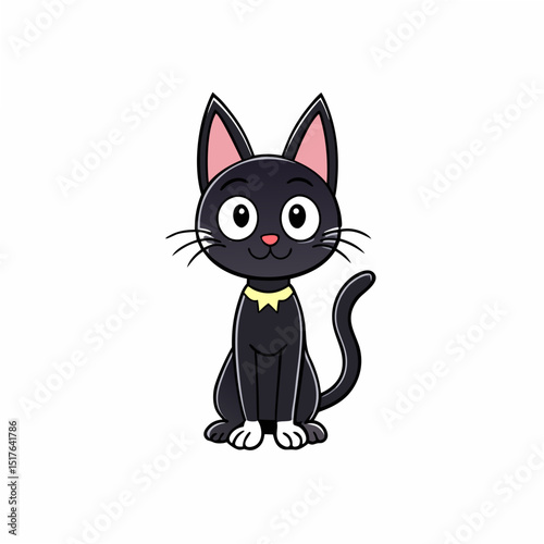 vector illustration of a cat