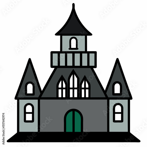 castle in the night
