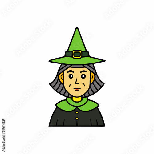 witch with a broom