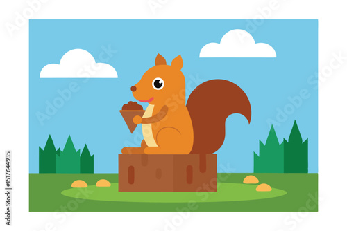 squirrel in the forest