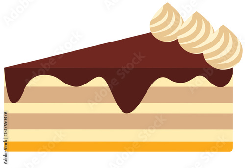 Decadent Chocolate Layer Cake Slice