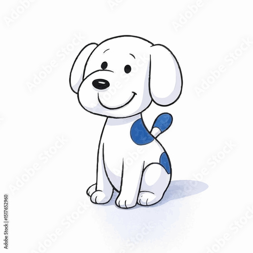 Vector logo design template and graphic element for advertising, branding, posters and banners, funny cartoon illustration with smiling character and mascot