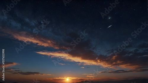 night sky with stars