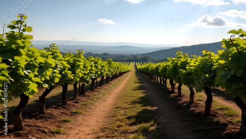 Rustic vineyard with panoramic views