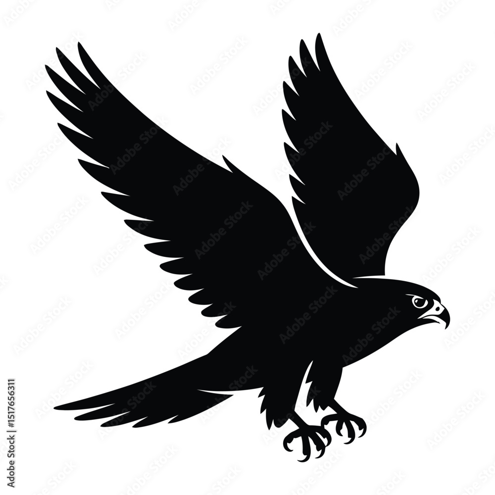 Obraz premium Majestic Eagle in Mid Flight