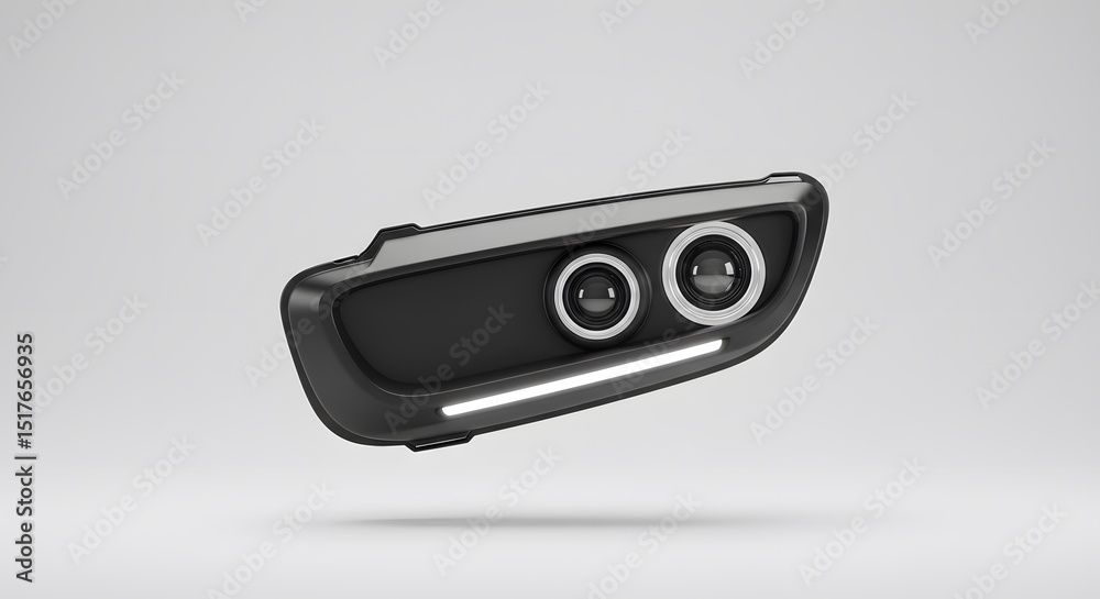 Fototapeta premium Sleek Modern Car Headlight Design Futuristic Automotive Lighting Technology