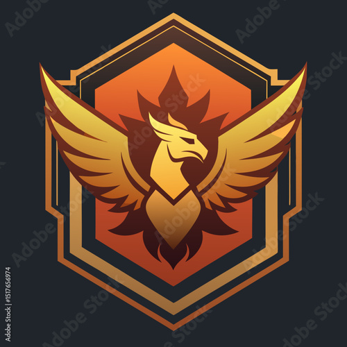 Ancient Mythology Griffin Design vector illustration