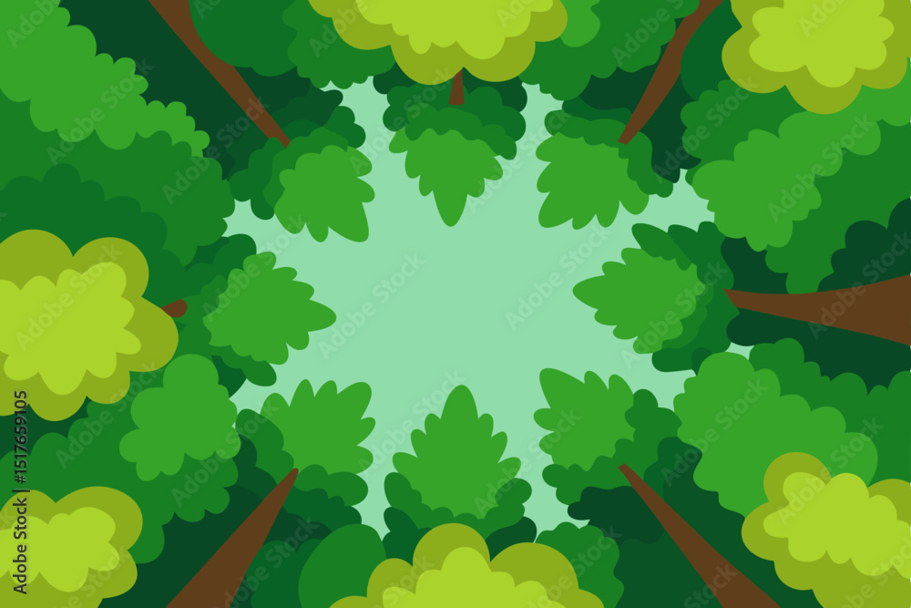 forest canopy from a top down perspective background forest canopy from a top down perspective background