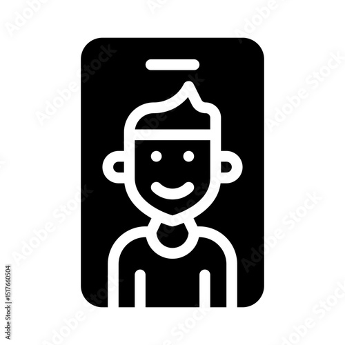 marketing funnel glyph icon
