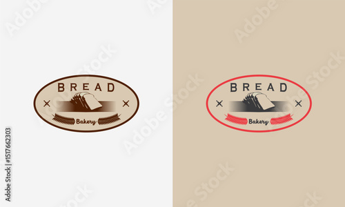 Vintage bakery  with slices of bread.